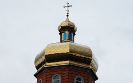Купол православной церкви на Троещине, г. Киев